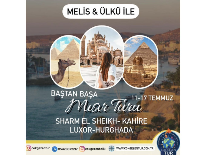 Mısır Şaheserleri Turu (Çok Gezen Tur Özel)
