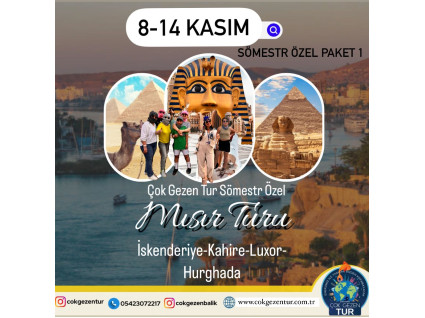 Promosyon Sömestr Özel Mısır Turu (Çok Gezen Tur Özel)